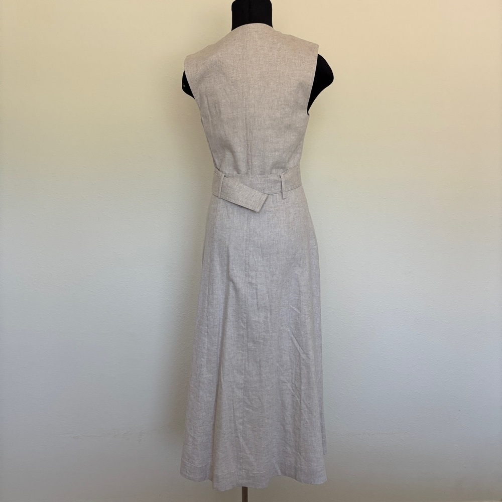 Banana Republic Linen-Blend Button Midi Dress - Picture 4 of 10